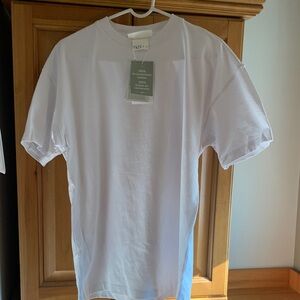 H&M Oversized Crisp White Short Sleeve Tee 100% heavy weight Cotton